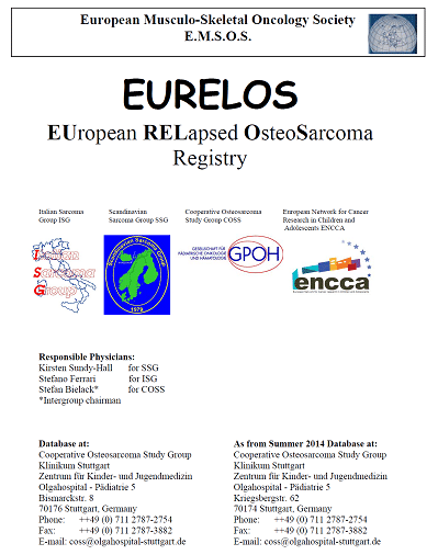 Eurelos European Relapsed Osteosarcoma Registry